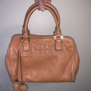 Tory Burch Camel Brown Leather Purse